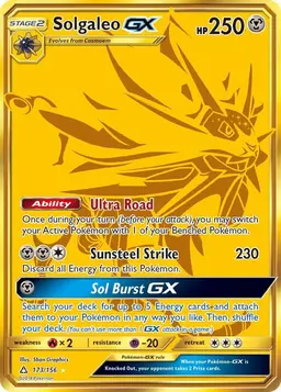 Solgaleo GX 173 - Pokemon Ultra Prism