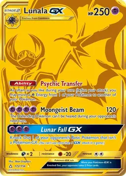 Lunala GX 172 - Pokemon Ultra Prism