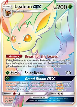 Leafeon GX #157 - Pokemon Ultra Prism