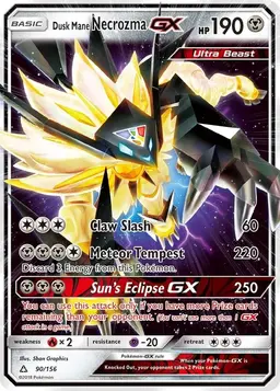 Dusk Mane Necrozma GX 90 - Pokemon Ultra Prism