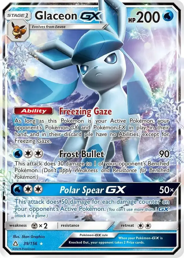 Glaceon GX - Pokemon Ultra Prism #39