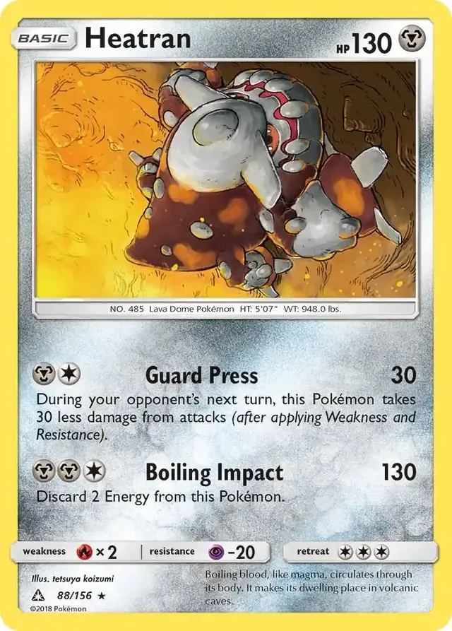 Heatran - Pokemon Ultra Prism #88