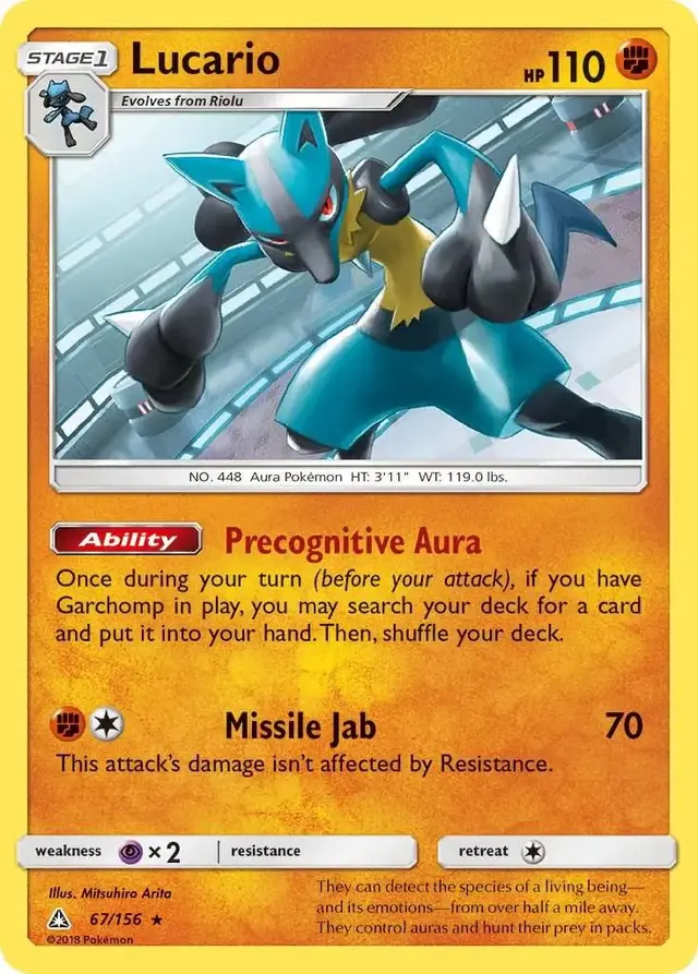 Lucario - Pokemon Ultra Prism #67