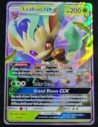 Leafeon GX [Reverse Holo] - Pokemon Ultra Prism #13