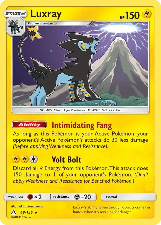 Luxray - Pokemon Ultra Prism #48