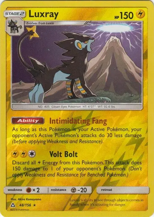 Luxray [Reverse Holo] - Pokemon Ultra Prism #48