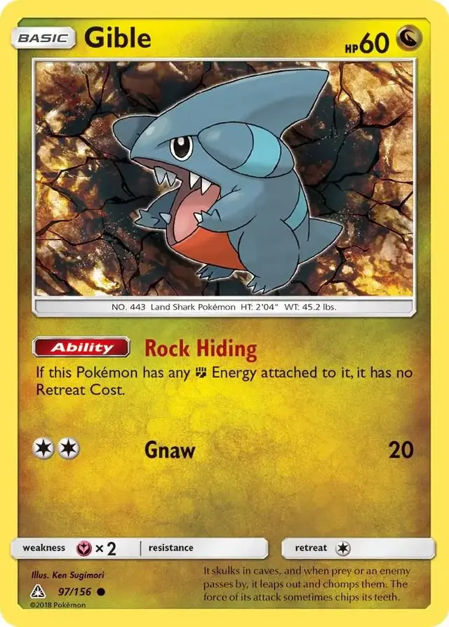 Gible - Pokemon Ultra Prism #97