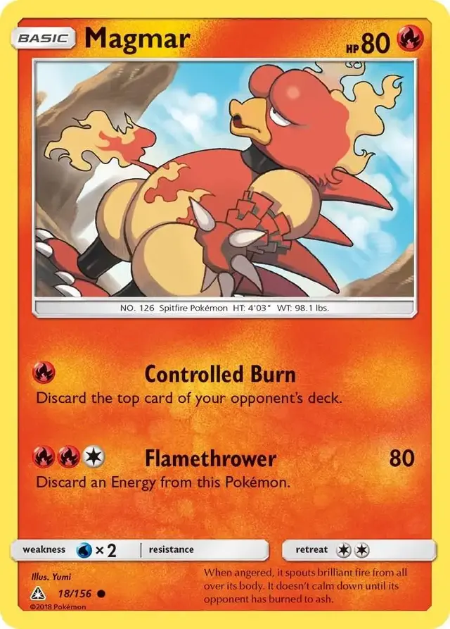 Magmar - Pokemon Ultra Prism #18