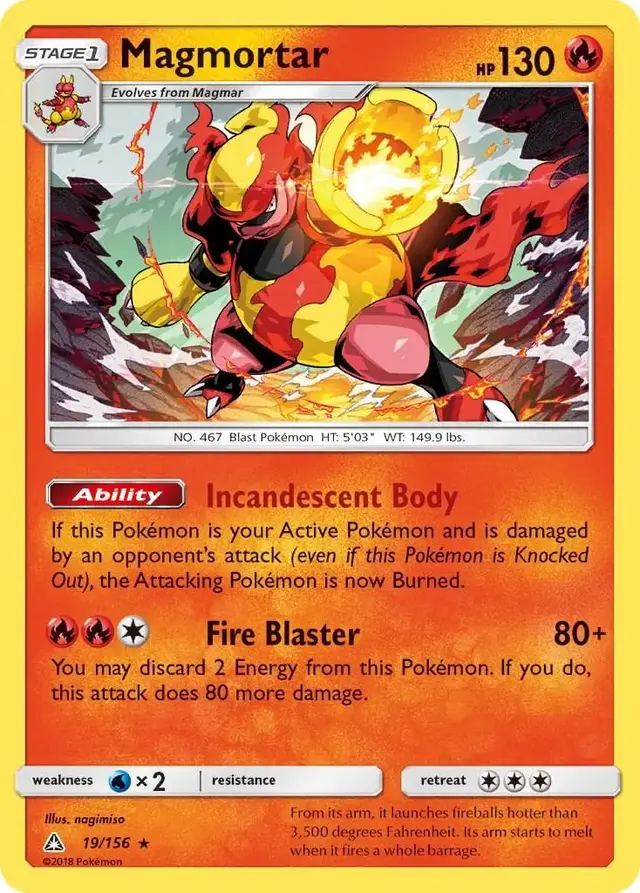 Magmortar - Pokemon Ultra Prism #19