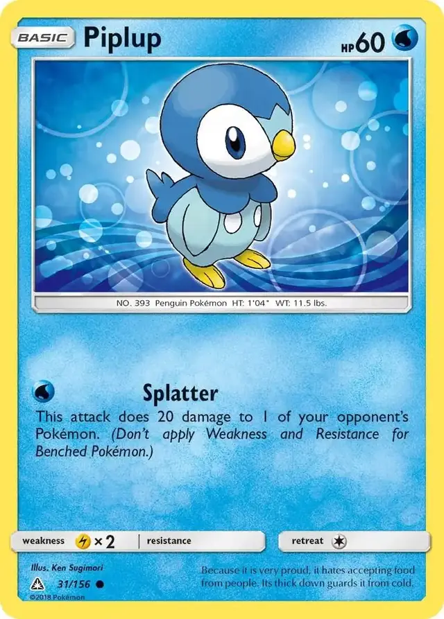Piplup - Pokemon Ultra Prism #31