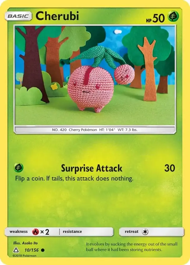 Cherubi - Pokemon Ultra Prism #10