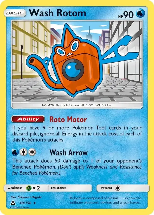 Wash Rotom - Pokemon Ultra Prism #40