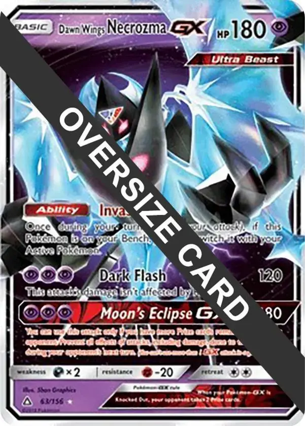 Dawn Wings Necrozma GX [Jumbo] - Pokemon Ultra Prism #63