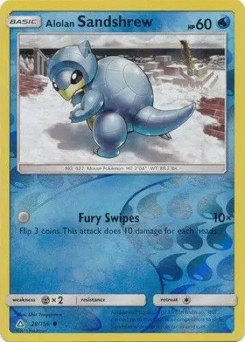 Alolan Sandshrew [Reverse Holo] - Pokemon Ultra Prism #28