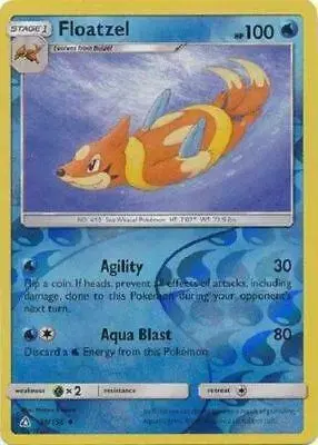 Floatzel [Reverse Holo] - Pokemon Ultra Prism #36