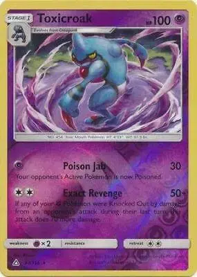 Toxicroak [Reverse Holo] - Pokemon Ultra Prism #57