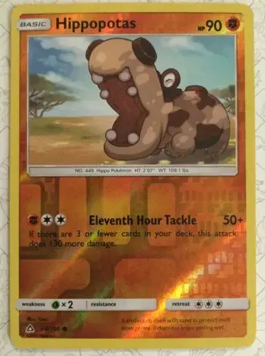 Hippopotas [Reverse Holo] - Pokemon Ultra Prism #68