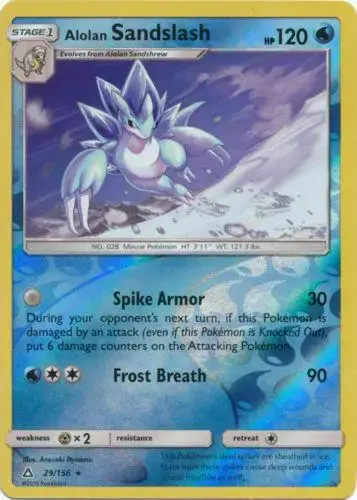 Alolan Sandslash [Reverse Holo] - Pokemon Ultra Prism #29