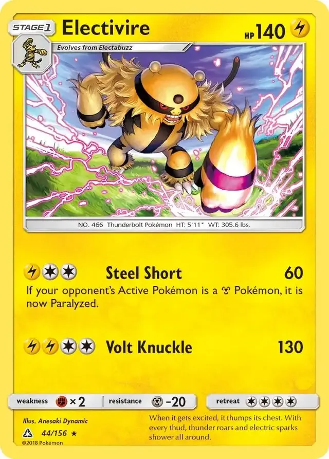 Electivire - Pokemon Ultra Prism #44