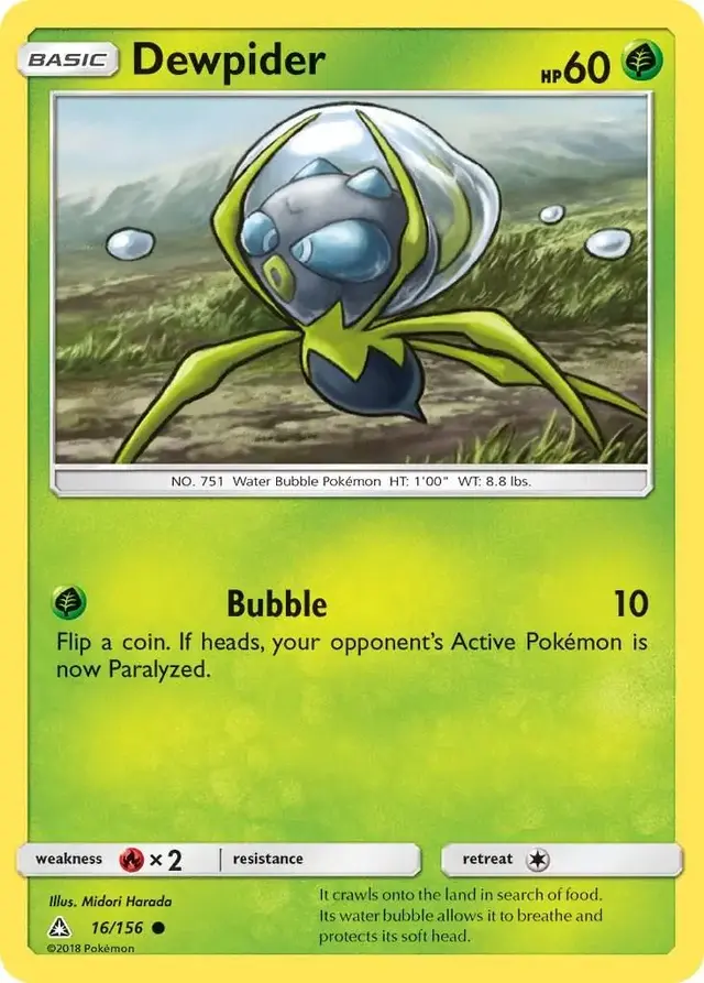 Dewpider - Pokemon Ultra Prism #16