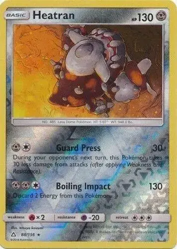 Heatran [Reverse Holo] - Pokemon Ultra Prism #88