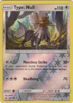 Type: Null [Reverse Holo] - Pokemon Ultra Prism