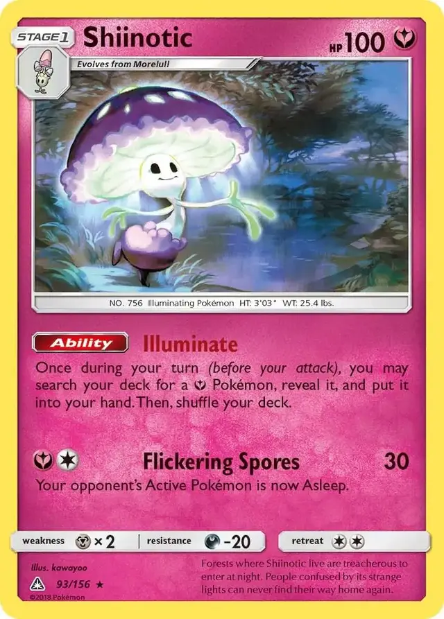 Shiinotic - Pokemon Ultra Prism #93