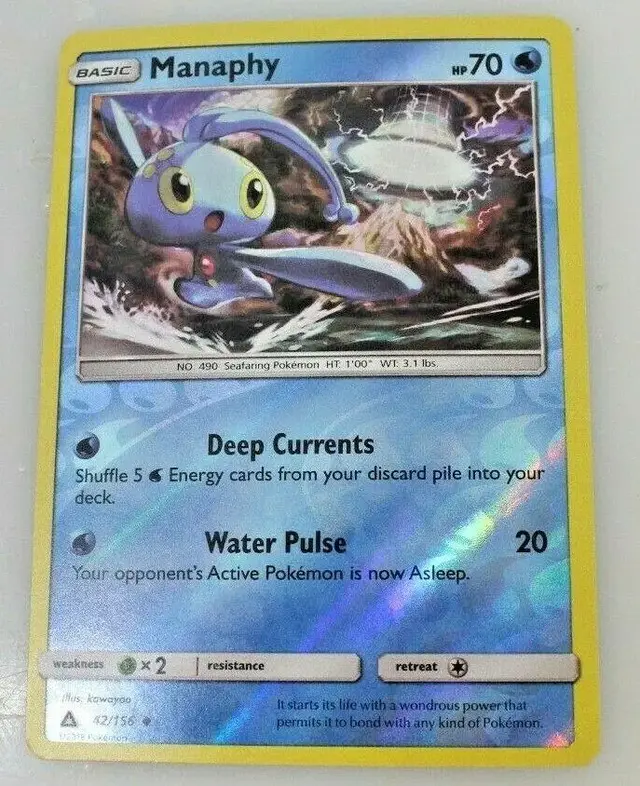 Manaphy [Reverse Holo] - Pokemon Ultra Prism #42