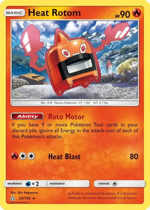 Heat Rotom - Pokemon Ultra Prism #24