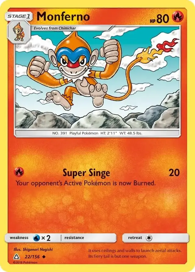 Monferno - Pokemon Ultra Prism #22