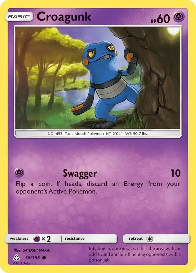 Croagunk - Pokemon Ultra Prism #56