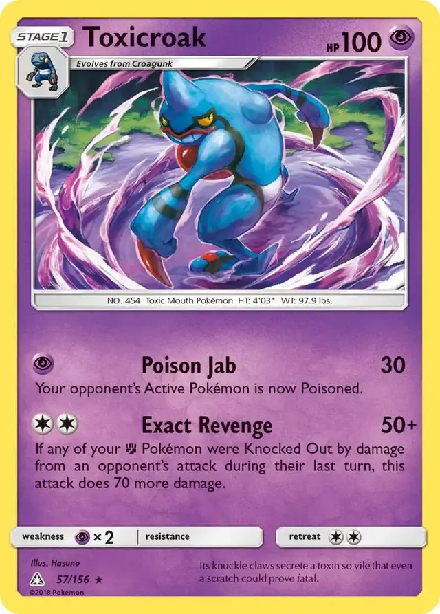 Toxicroak - Pokemon Ultra Prism #57