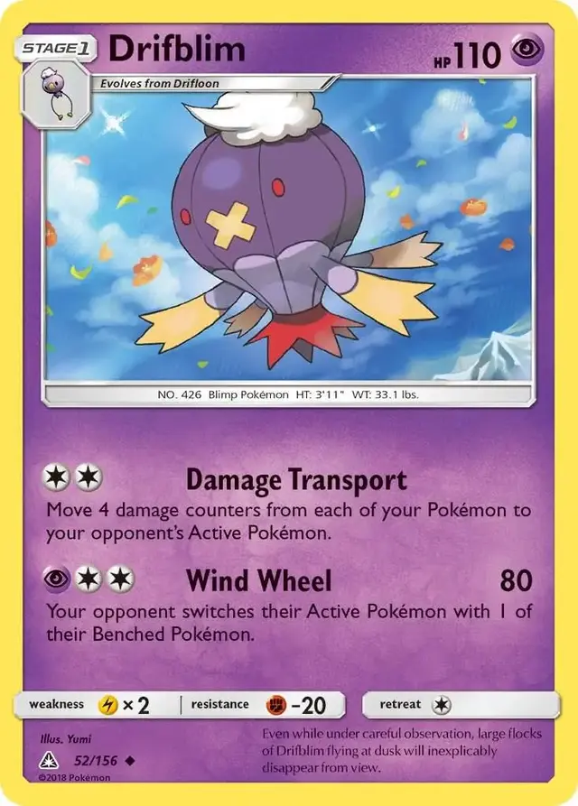 Drifblim - Pokemon Ultra Prism #52