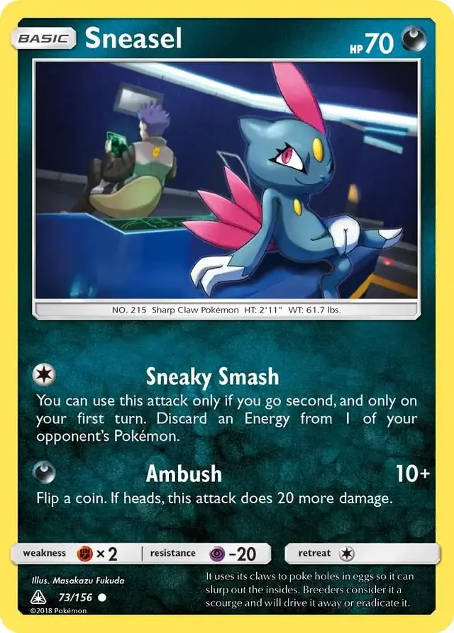 Sneasel - Pokemon Ultra Prism #73