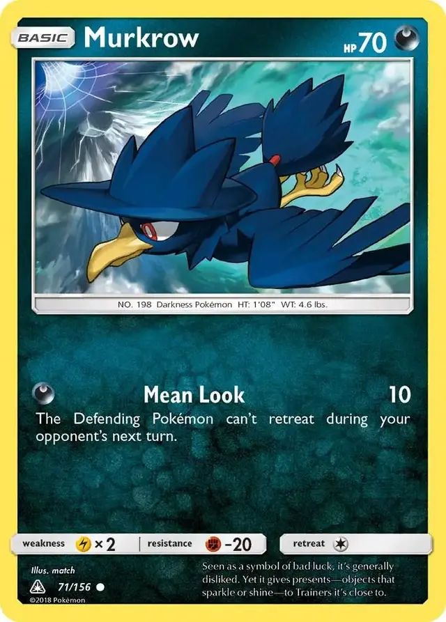Murkrow - Pokemon Ultra Prism #71