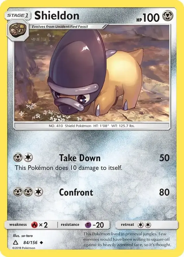 Shieldon - Pokemon Ultra Prism #84
