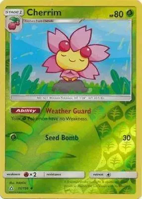 Cherrim [Reverse Holo] - Pokemon Ultra Prism #11