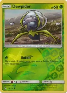 Dewpider [Reverse Holo] - Pokemon Ultra Prism