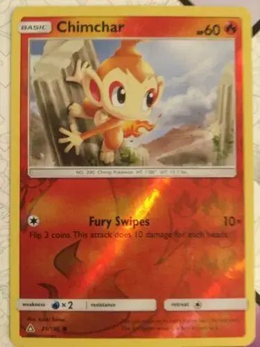 Chimchar [Reverse Holo] - Pokemon Ultra Prism #21