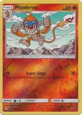 Monferno [Reverse Holo] - Pokemon Ultra Prism #22