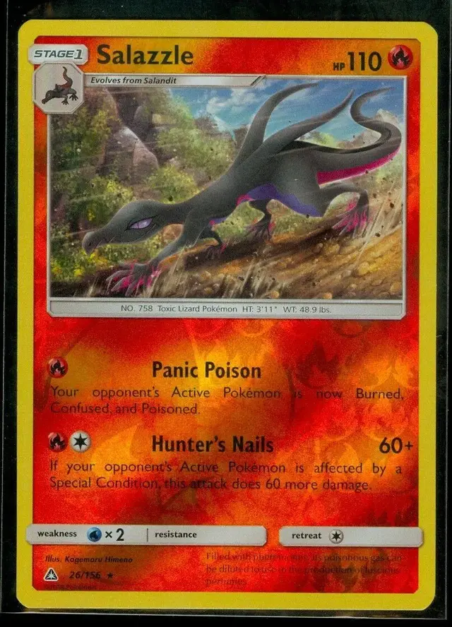 Salazzle [Reverse Holo] - Pokemon Ultra Prism #26