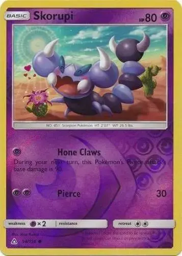 Skorupi [Reverse Holo] - Pokemon Ultra Prism #54
