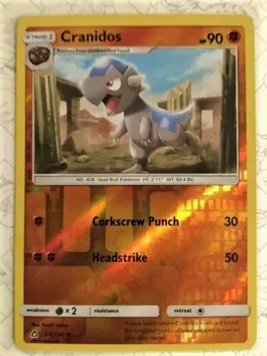 Cranidos [Reverse Holo] - Pokemon Ultra Prism #64