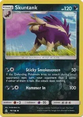 Skuntank [Reverse Holo] - Pokemon Ultra Prism #76