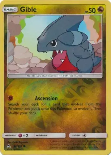 Gible [Reverse Holo] - Pokemon Ultra Prism #96