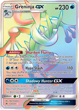 Greninja-GX #133 - Pokemon Forbidden Light