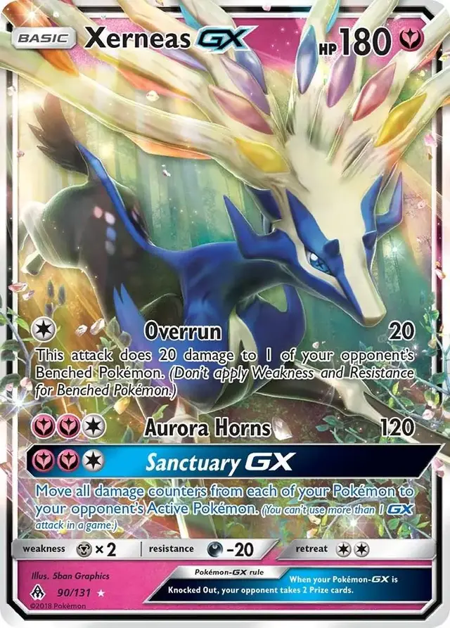 Xerneas-GX - Pokemon Forbidden Light #90