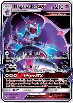 Naganadel-GX 56 - Pokemon Forbidden Light