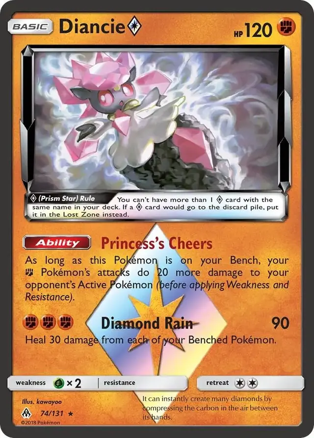 Diancie - Pokemon Forbidden Light #74