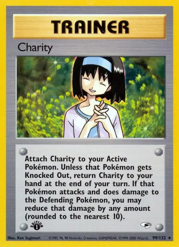 Charity [1st Edition] - Pokemon Gym Heroes #99